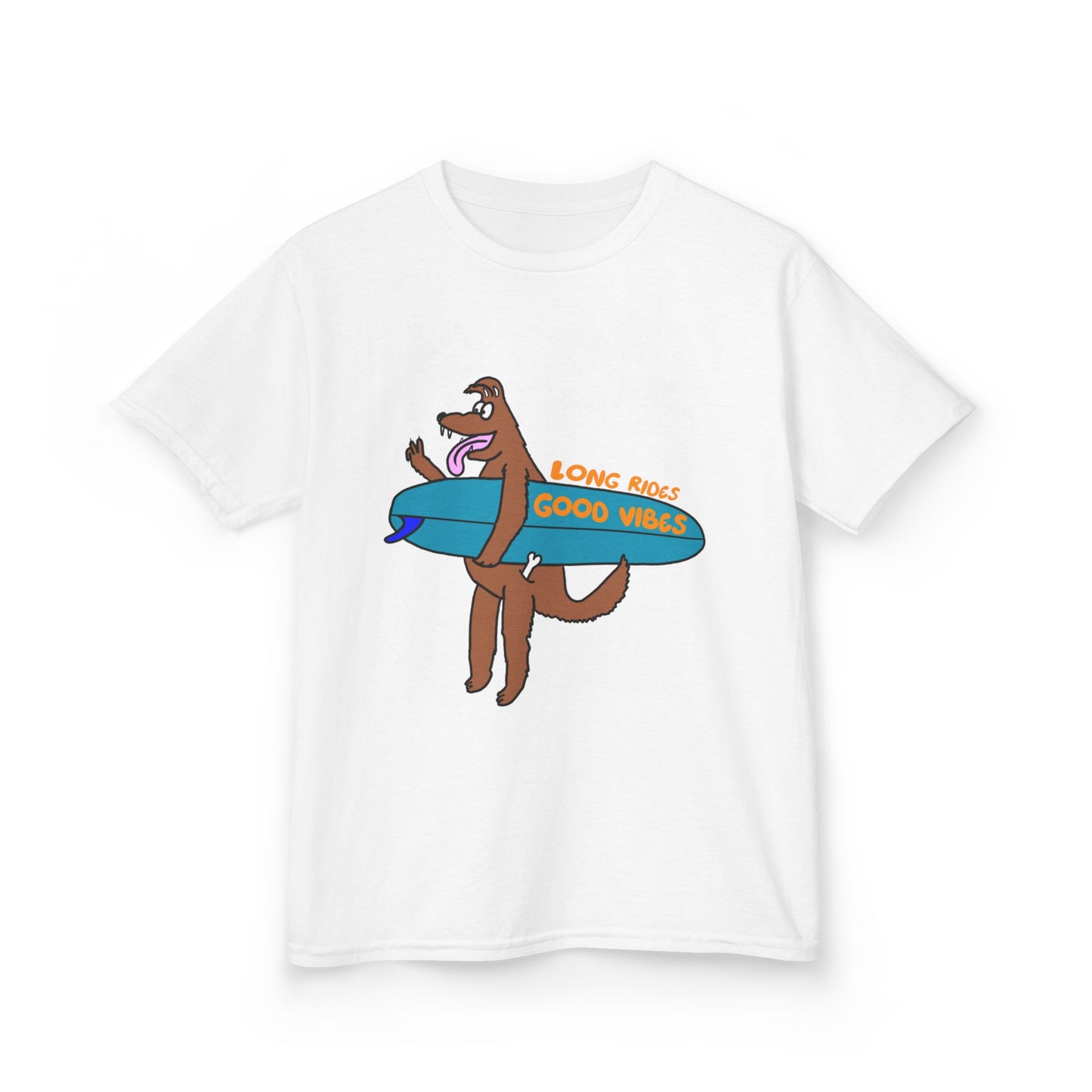 Surfing Vibes Kids Tee | Fun Summer Wear, Youth Shirt, Beach Day Apparel, Gift for Kids, Cool Outdoor Playtop