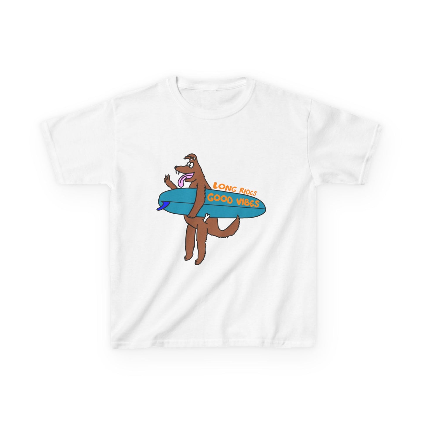Surfing Vibes Kids Tee | Fun Summer Wear, Youth Shirt, Beach Day Apparel, Gift for Kids, Cool Outdoor Playtop