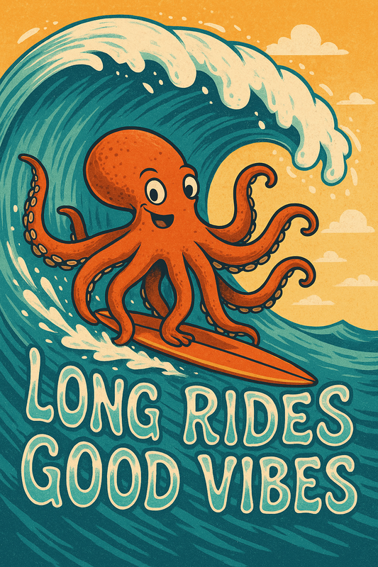 Long Rides Good Vibes: Stickers