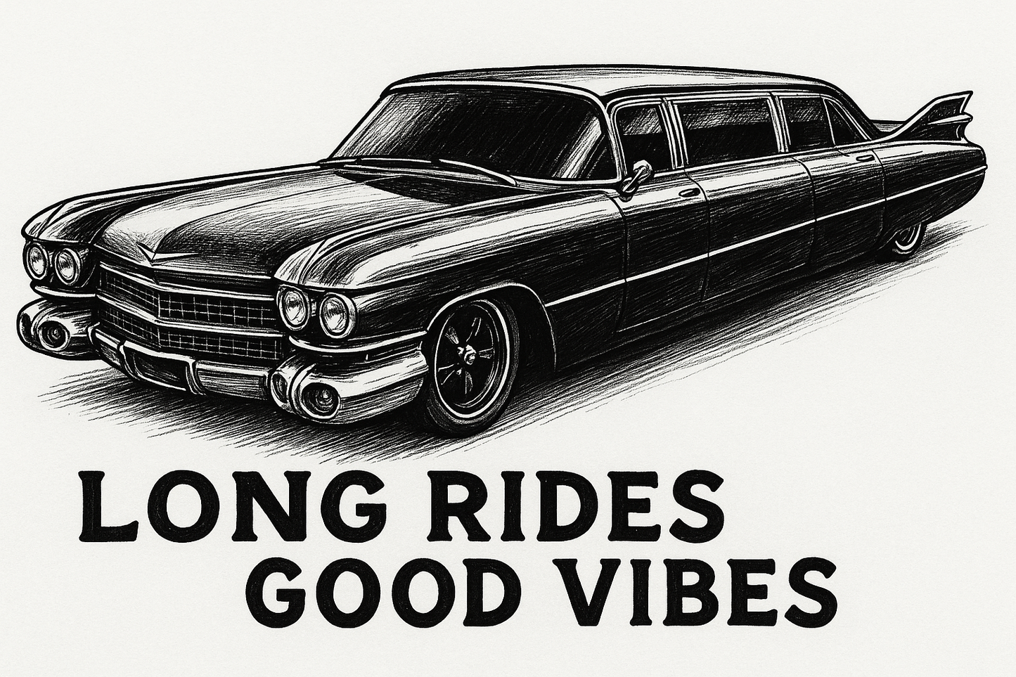 Long Rides Good Vibes: Stickers