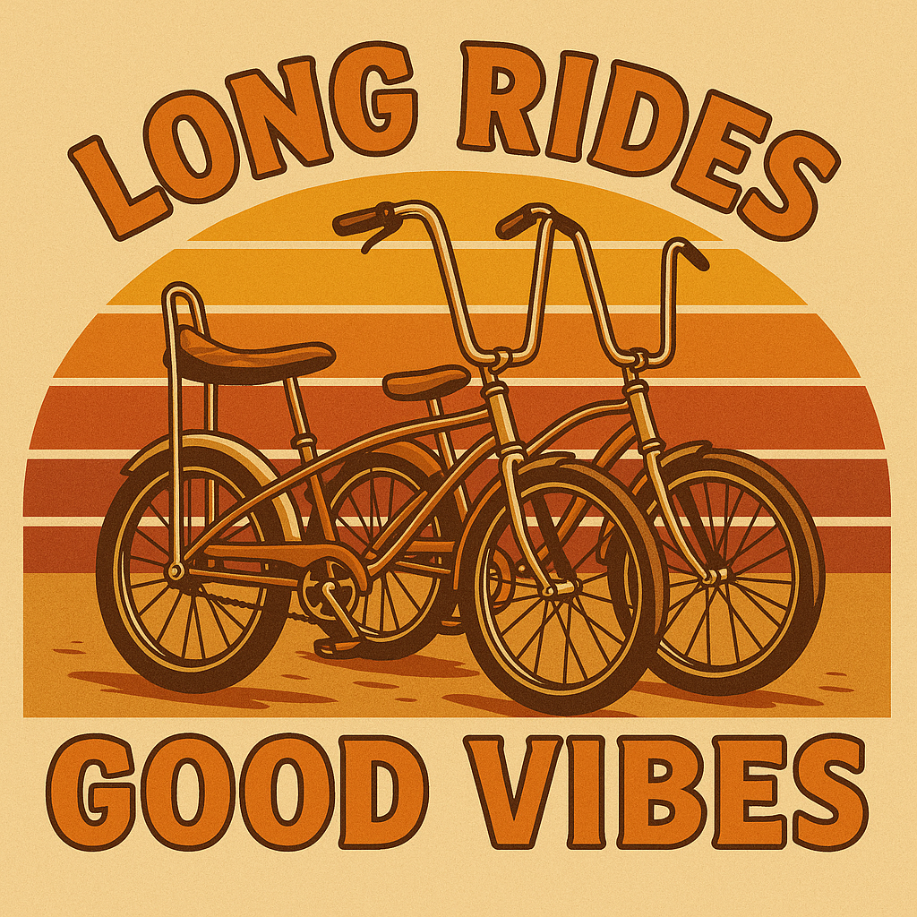 Long Rides Good Vibes: Stickers
