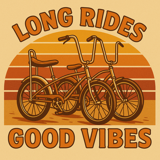 Long Rides Good Vibes: Stickers