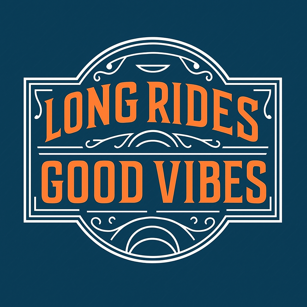 Long Rides Good Vibes: Stickers