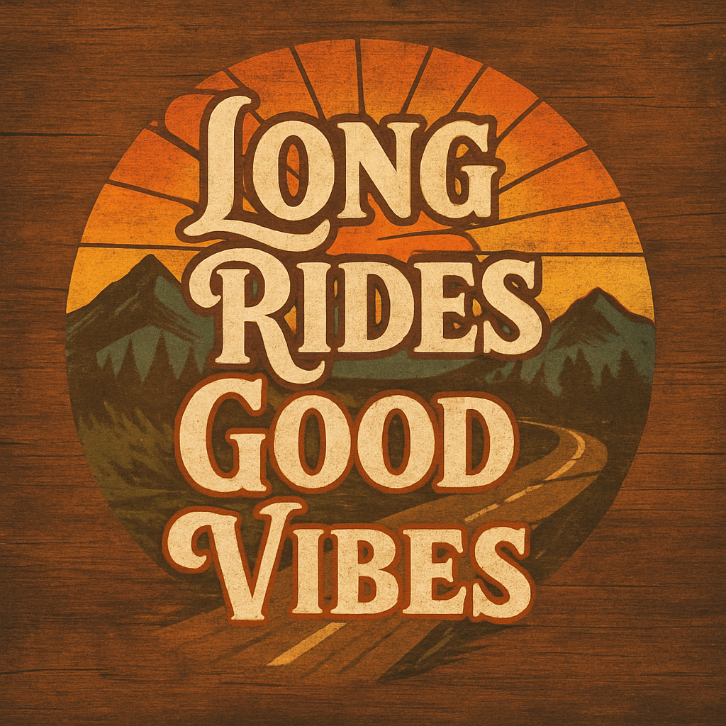 Long Rides Good Vibes: Stickers