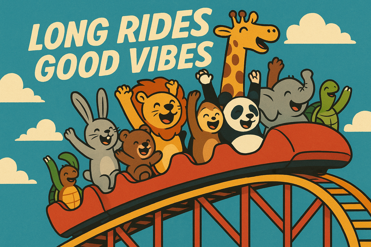 Long Rides Good Vibes: Stickers